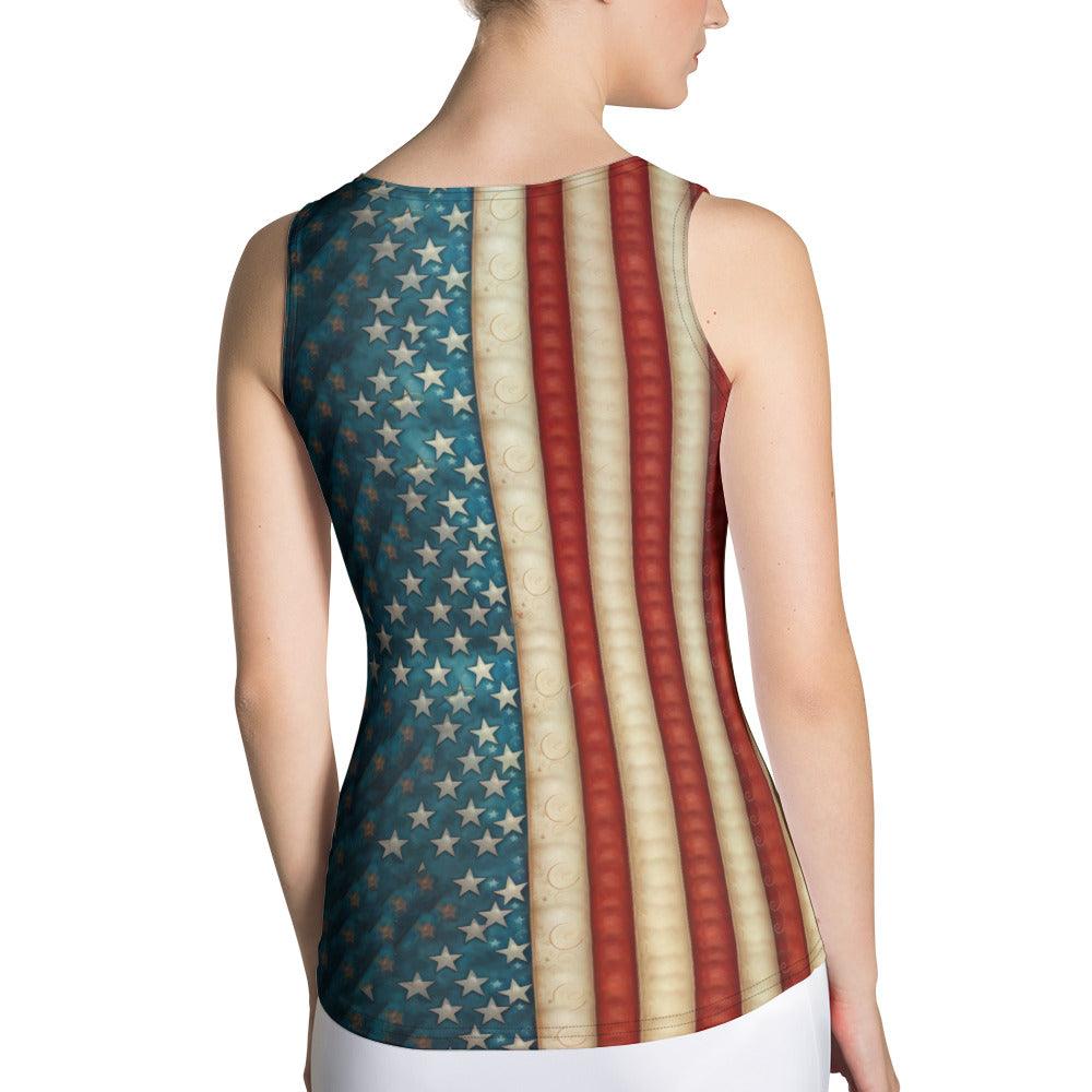 Wildflower Waltz Sublimation Cut & Sew Tank Top - Beyond T-shirts