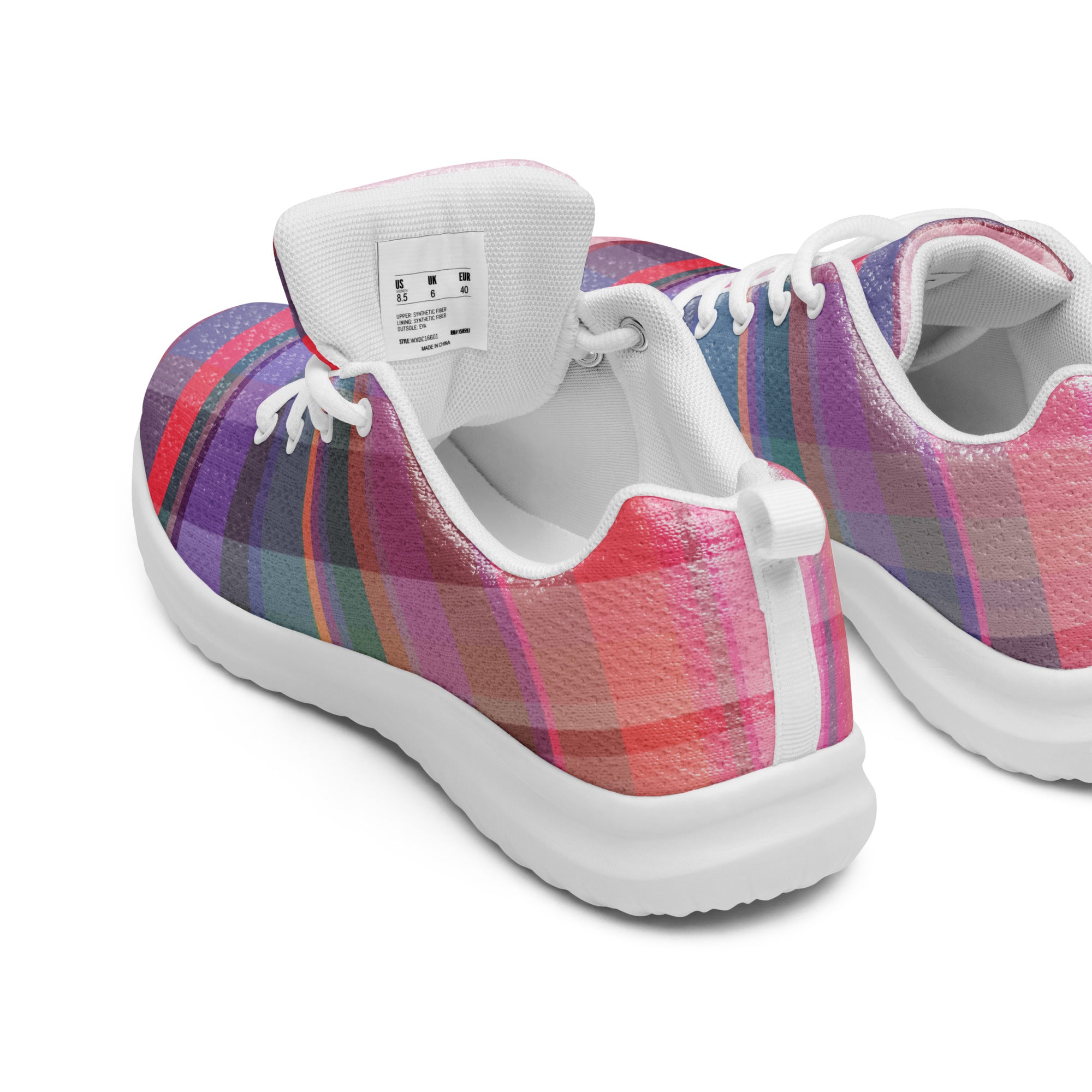 Transform your fitness routine into a canvas with these artistic Watercolor Workout Athletic Shoes for women.