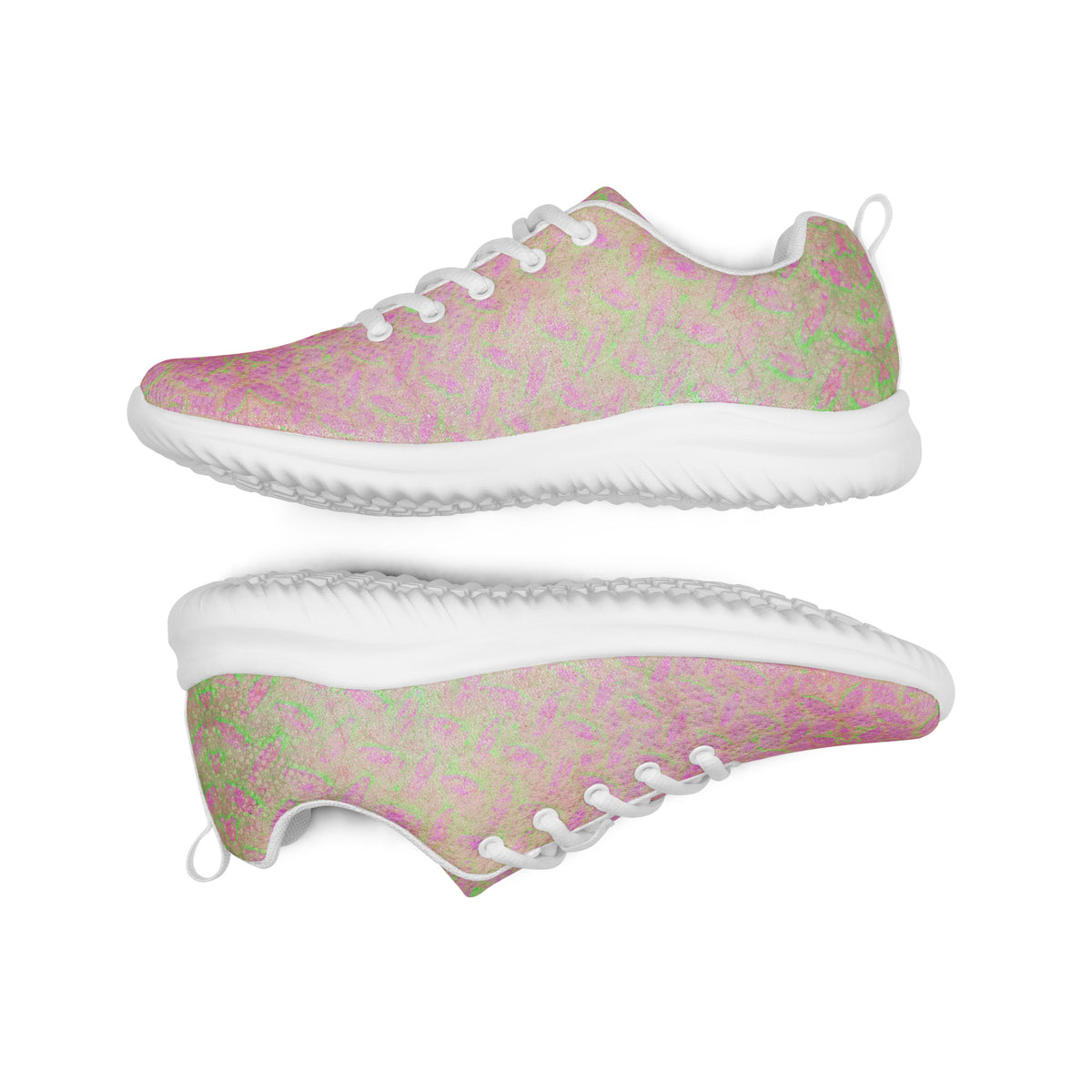 Sateen Sprint Texture Women's Athletic Shoes