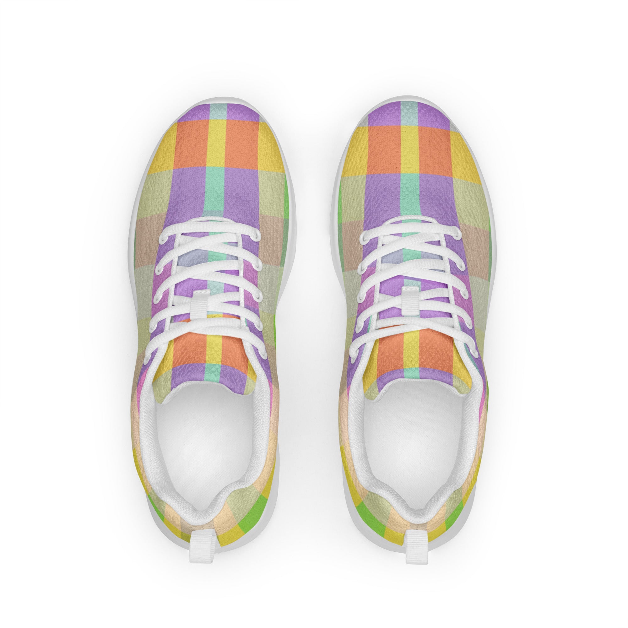 Take on the track in technicolor with Rainbow Rush athletic shoes, blending premium comfort with a burst of color.