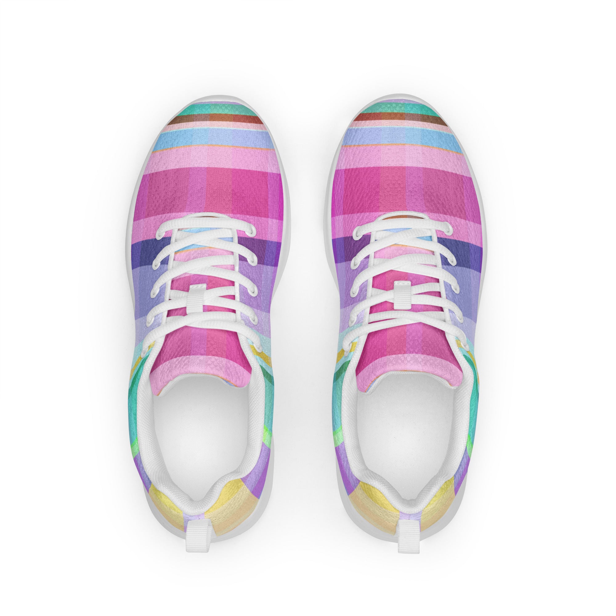 Bright and bold Women's Athletic Shoes for cardio, bringing carnival vibes to your fitness gear.