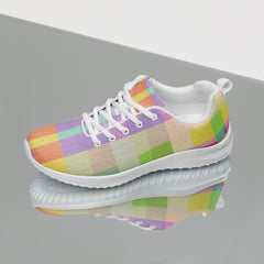 Dash into a spectrum of style with the Rainbow Rush Athletic Shoes, your go-to for both fitness and fashion flair.