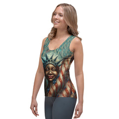 Yankee Doodle Dandy Sublimation Cut & Sew Tank Top - Beyond T-shirts