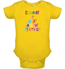 1,2,3,4 Baby Onesie | Club Baby - Beyond T-shirts