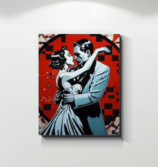 Gallery-quality canvas art with a beautiful partnership design.