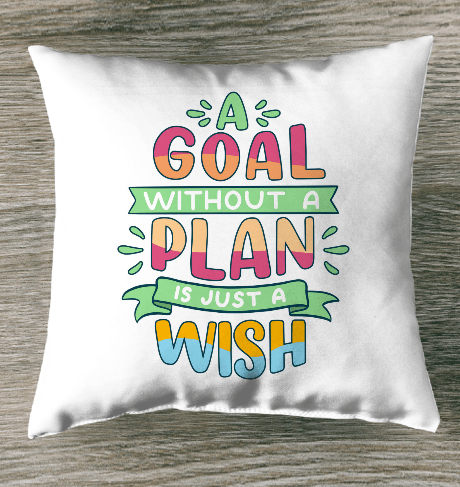 A Goal Outdoor Pillow - Beyond T-shirts