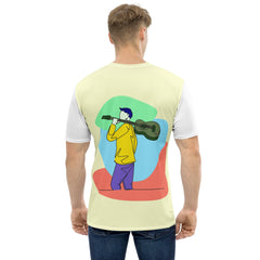 A Man With a Guitar At Half Speed Men's T-shirt - Beyond T-shirts