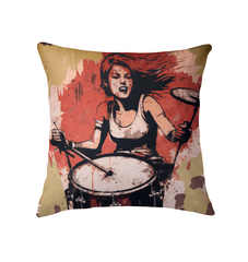 A Rhythm All Her Own Indoor Pillow - Beyond T-shirts