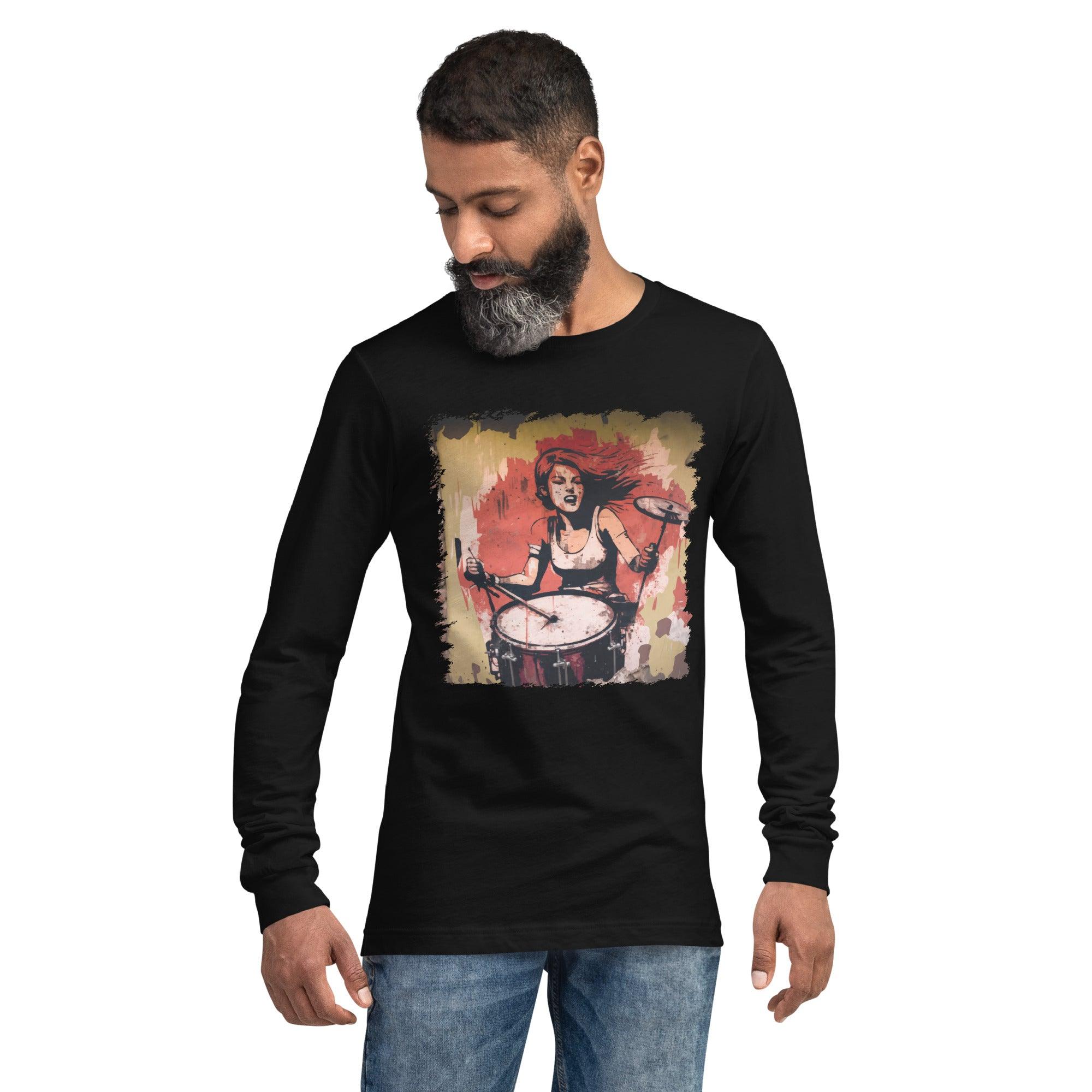 A Rhythm All Her Own Unisex Long Sleeve Tee - Beyond T-shirts