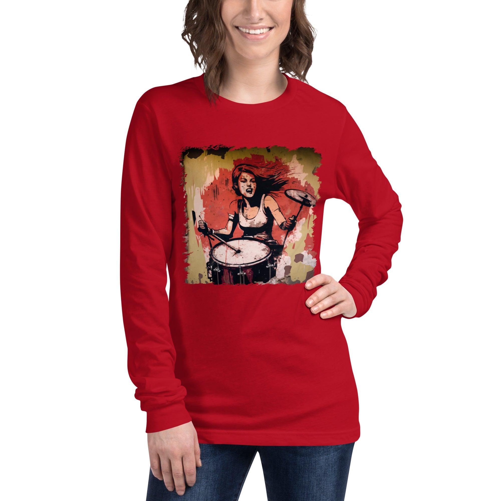 A Rhythm All Her Own Unisex Long Sleeve Tee - Beyond T-shirts