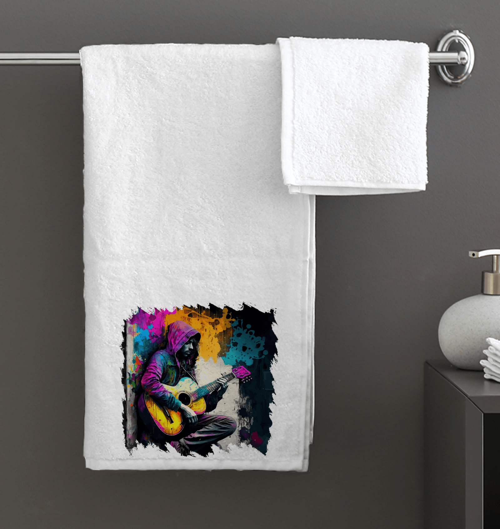 Ain't No Party Without Guitar Bath Towel - Beyond T-shirts