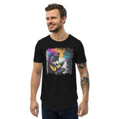 Ain't No Party Without Guitar Men's Curved Hem T-Shirt - Beyond T-shirts