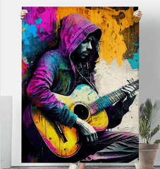Ain't No Party Without Guitar Sherpa Blanket - Beyond T-shirts