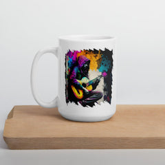 Ain't No Party Without Guitar White glossy mug - Beyond T-shirts