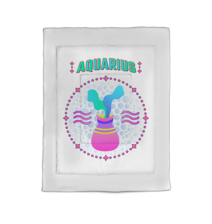 Aquarius Comforter Twin | Zodiac Series 1 - Beyond T-shirts