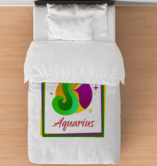 Aquarius Comforter Twin | Zodiac Series 3 - Beyond T-shirts