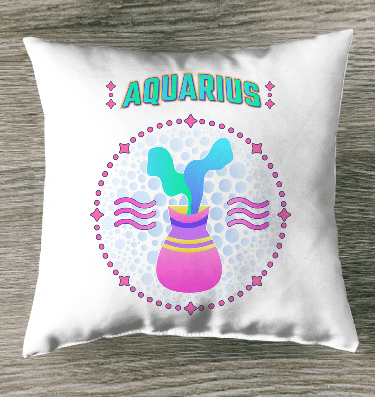 Aquarius Indoor Pillow | Zodiac Series 1 - Beyond T-shirts
