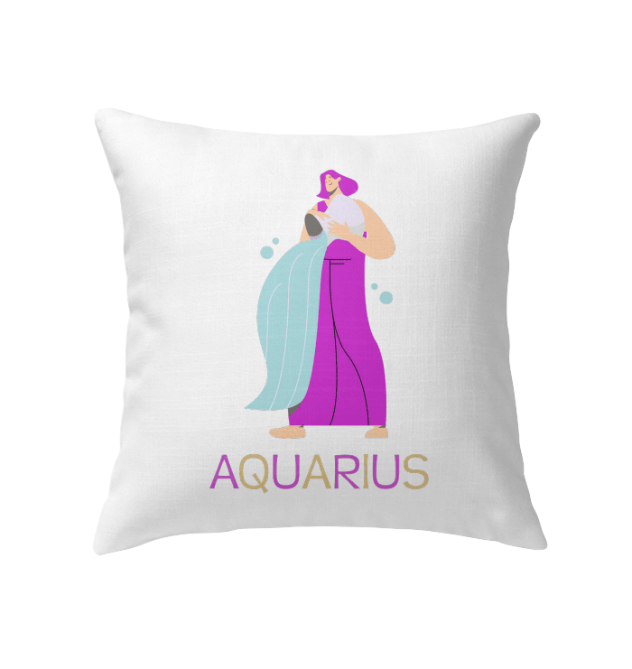 Aquarius Indoor Pillow | Zodiac Series 4 - Beyond T-shirts