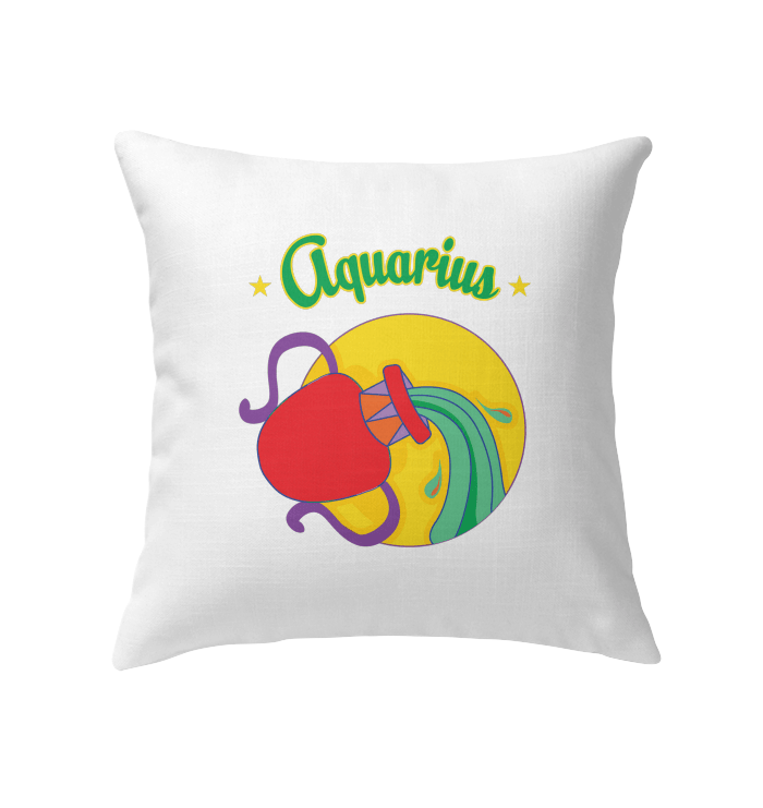 Aquarius Indoor Pillow | Zodiac Series 5 - Beyond T-shirts