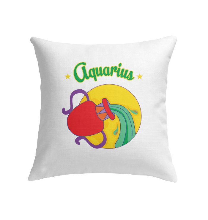 Aquarius Indoor Pillow | Zodiac Series 5 - Beyond T-shirts