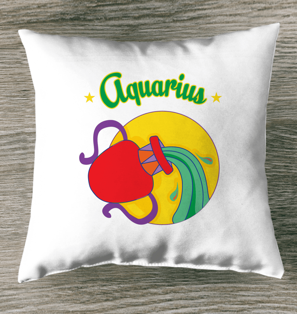 Aquarius Indoor Pillow | Zodiac Series 5 - Beyond T-shirts