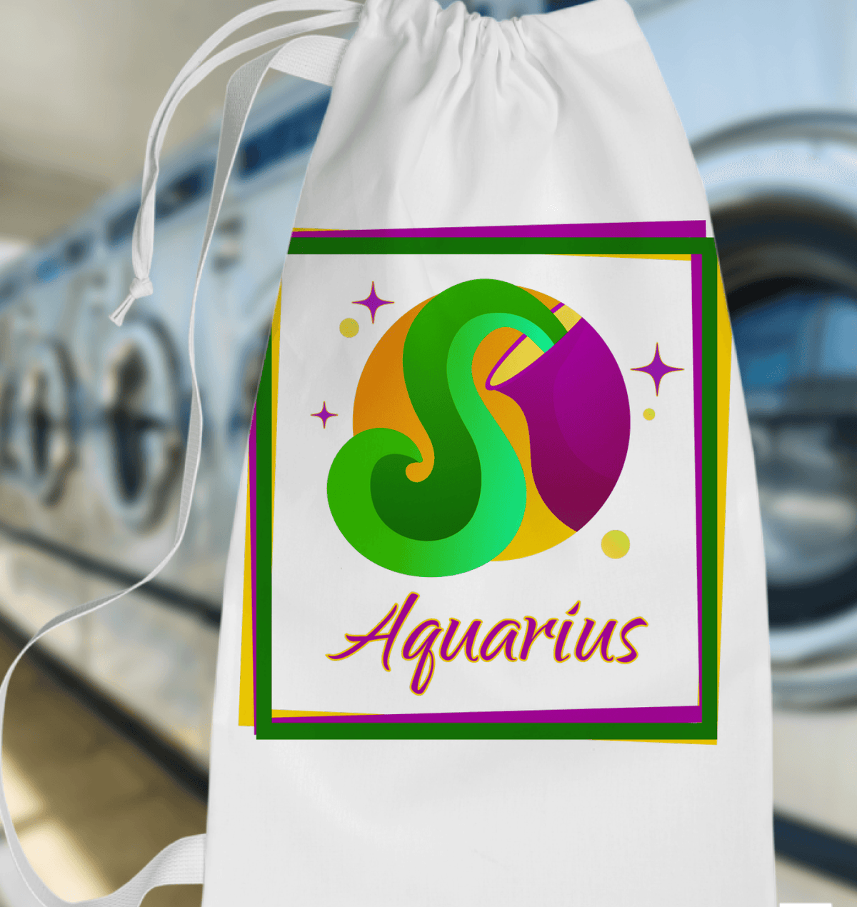 Aquarius Laundry Bag | Zodiac Series 3 - Beyond T-shirts