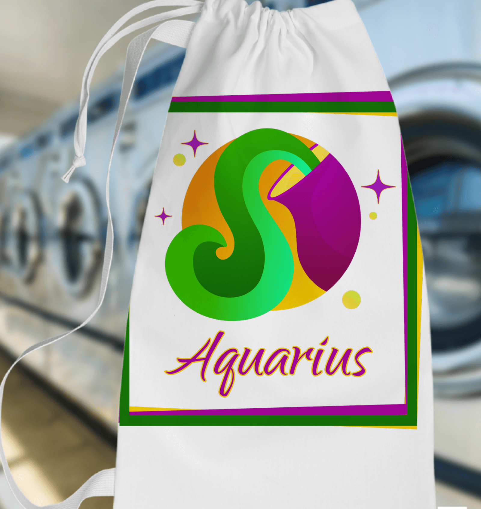 Aquarius Laundry Bag | Zodiac Series 3 - Beyond T-shirts