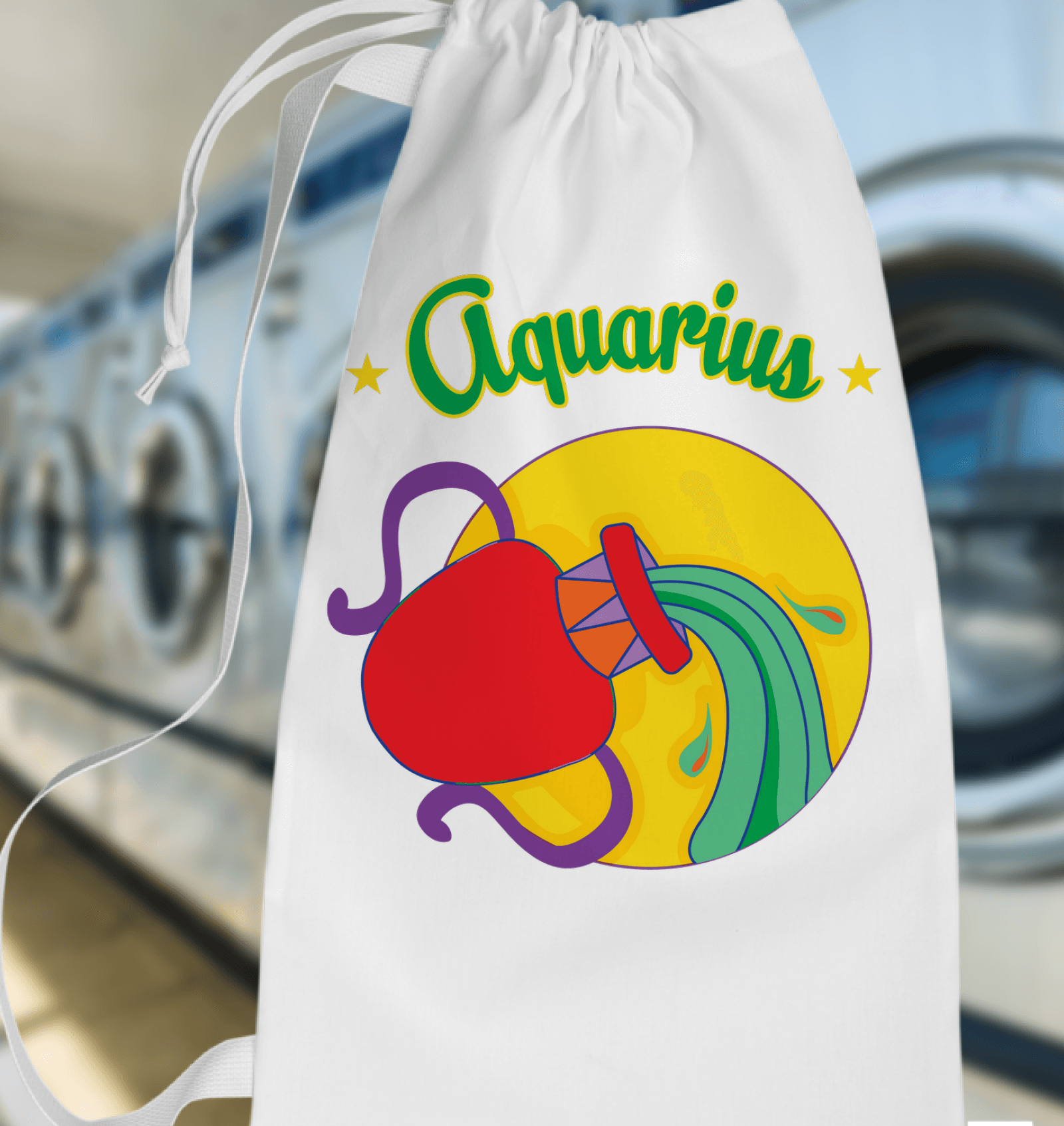Aquarius Laundry Bag | Zodiac Series 5 - Beyond T-shirts
