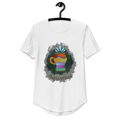 Aquarius Men's Curved Hem T-Shirt | Zodiac Series 11 - Beyond T-shirts