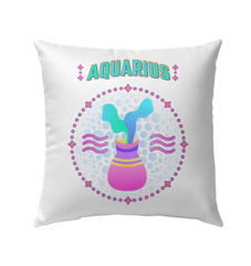 Aquarius Outdoor Pillow | Zodiac Series 1 - Beyond T-shirts