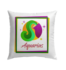 Aquarius Outdoor Pillow | Zodiac Series 3 - Beyond T-shirts