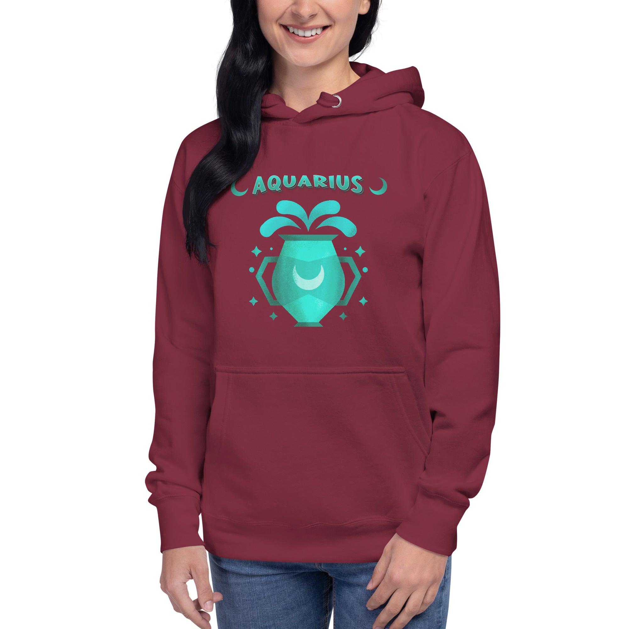 Aquarius Unisex Hoodie Zodiac Series 2 - Beyond T-shirts