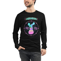 Aquarius Unisex Long Sleeve Tee | Zodiac Series 1 - Beyond T-shirts