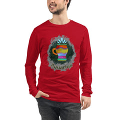 Aquarius Unisex Long Sleeve Tee | Zodiac Series 11 - Beyond T-shirts