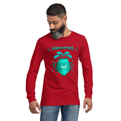 Aquarius Unisex Long Sleeve Tee | Zodiac Series 2 - Beyond T-shirts