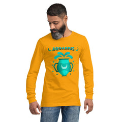 Aquarius Unisex Long Sleeve Tee | Zodiac Series 2 - Beyond T-shirts