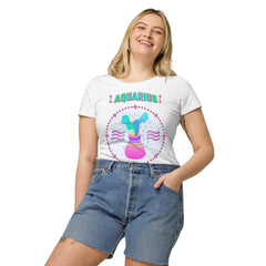 Aquarius Women’s Basic Organic T-Shirt | Zodiac Series 1 - Beyond T-shirts