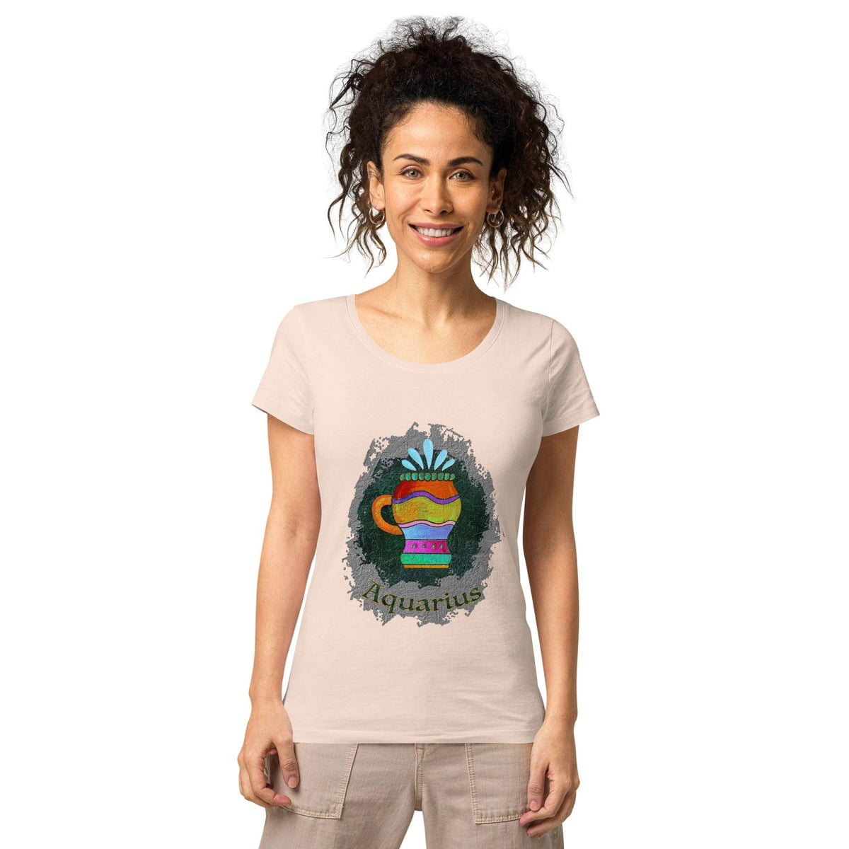 Aquarius Women’s Basic Organic T-shirt | Zodiac Series 11 - Beyond T-shirts