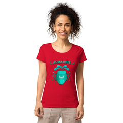 Aquarius Women’s Basic Organic T-shirt | Zodiac Series 2 - Beyond T-shirts