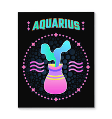 Aquarius Wrapped Canvas | Zodiac series 1 - Beyond T-shirts