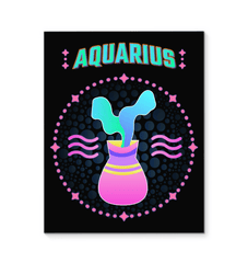 Aquarius Wrapped Canvas | Zodiac series 1 - Beyond T-shirts