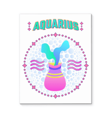 Aquarius Wrapped Canvas | Zodiac series 1 - Beyond T-shirts