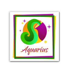 Aquarius Wrapped Canvas | Zodiac series 3 - Beyond T-shirts
