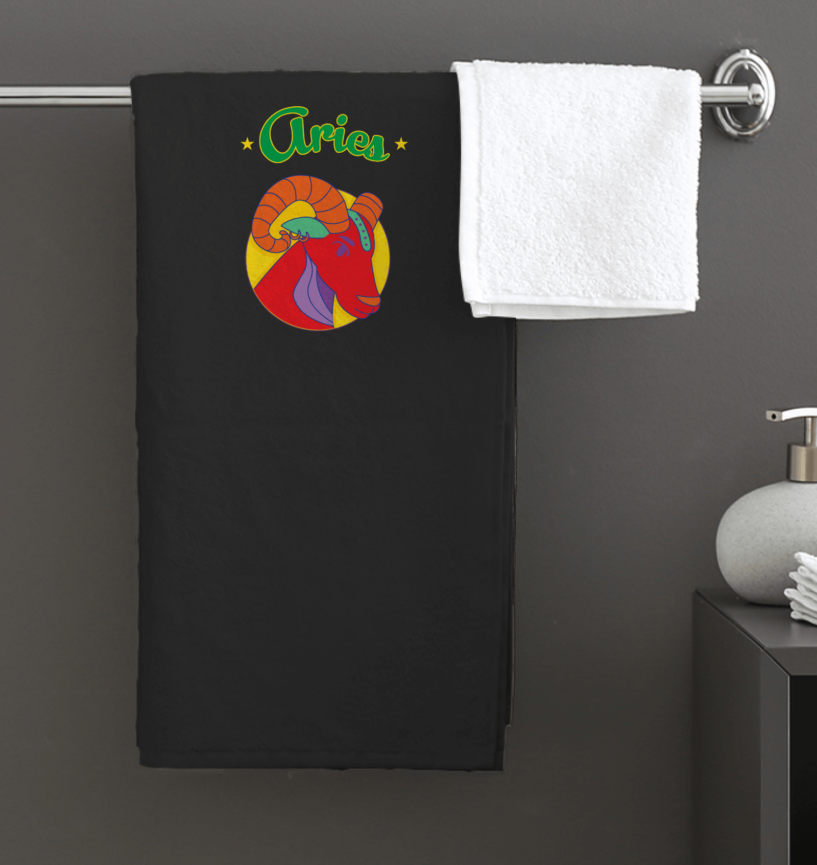 Aries Bath Towel | Zodiac Series 5 - Beyond T-shirts