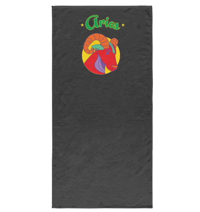 Aries Bath Towel | Zodiac Series 5 - Beyond T-shirts