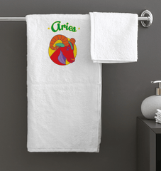 Aries Bath Towel | Zodiac Series 5 - Beyond T-shirts