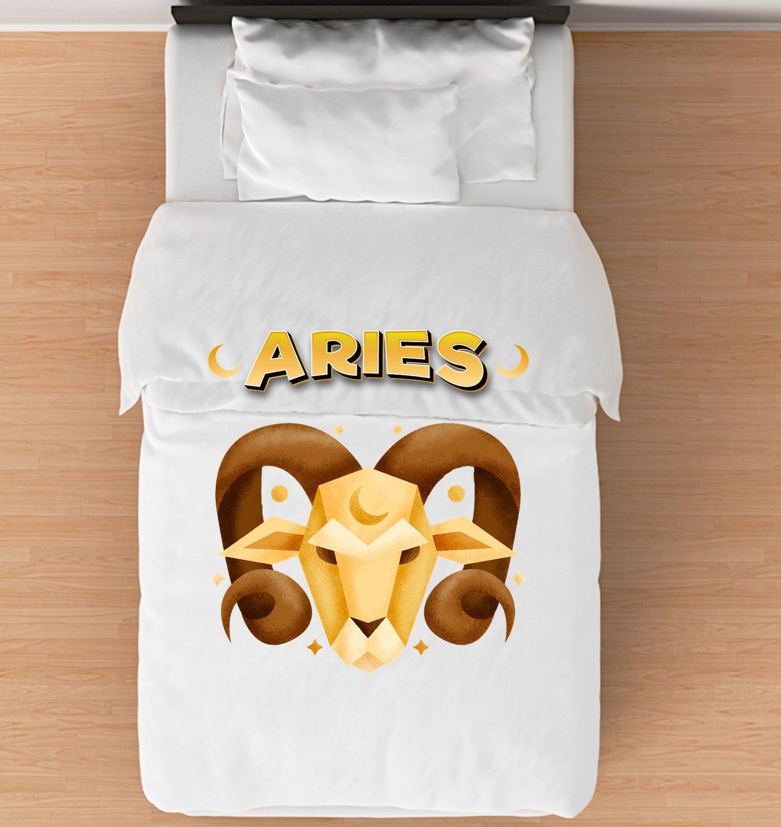 Aries Duvet Cover - Twin | Zodiac Series 2 - Beyond T-shirts