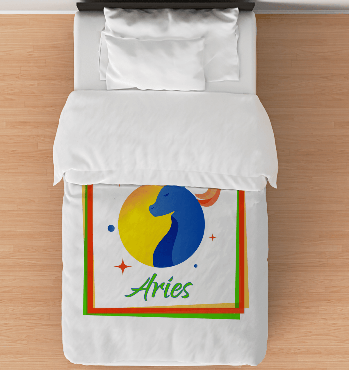 Aries Duvet Cover - Twin | Zodiac Series 3 - Beyond T-shirts