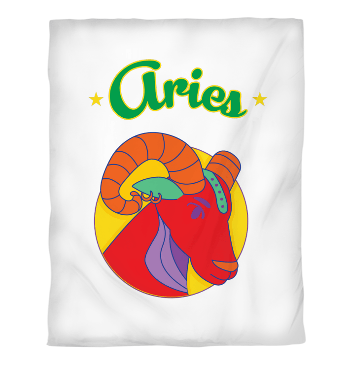 Aries Duvet Cover - Twin | Zodiac Series 5 - Beyond T-shirts