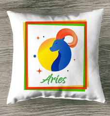 Aries Indoor Pillow | Zodiac Series 3 - Beyond T-shirts